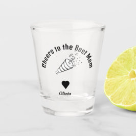 Beifall für die Beste Mama maßgeschneiderte Niedli Schnapsglas