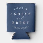 Beifall für die blaue Hochzeit kann Cooler/Coozie Dosenkühler (Vorderseite)