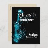 Beifall für die Einladung zur Pensionierung (Vorne/Hinten)