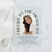 Beifall für die Graduate Arch Foto Graduation Part Acryleinladungen