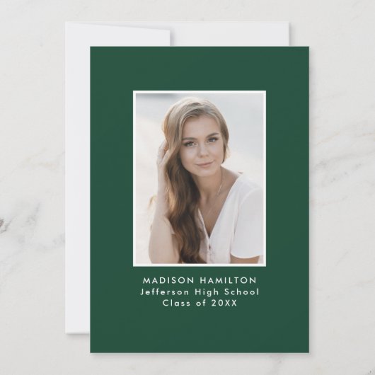 Beifall für die Graduate Arch Foto Graduation Part Einladung (Rückseite)