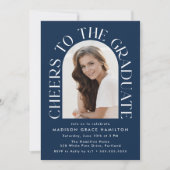 Beifall für die Graduate Arch Foto Graduation Part Einladung (Vorderseite)