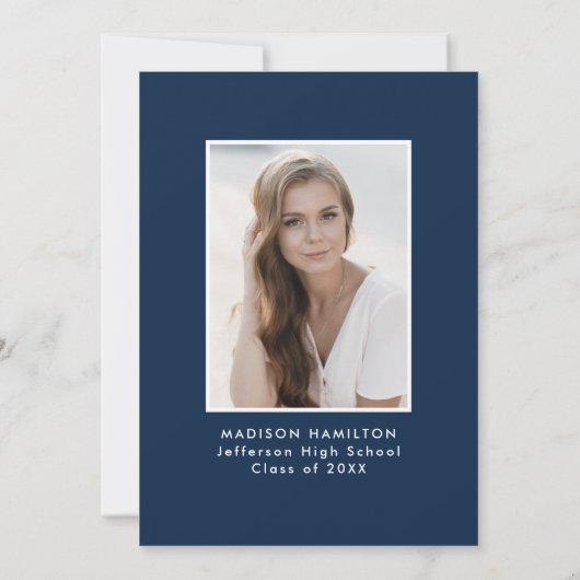 Beifall für die Graduate Arch Foto Graduation Part Einladung (Rückseite)