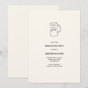 Beifall für die Graduierungspartei "Grad der Tasse Einladung