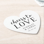 Beifall für die Hochzeit der Liebe Untersetzer (angewinkelt)