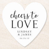 Beifall für die Hochzeit der Liebe Untersetzer (Vorderseite)