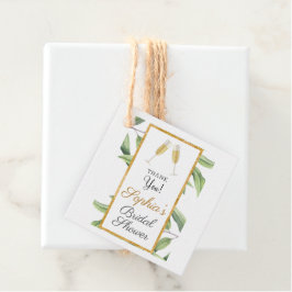 Beifall für die Liebe Botanisches Brautparty Party Geschenkanhänger