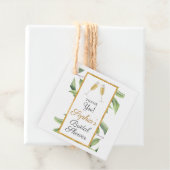 Beifall für die Liebe Botanisches Brautparty Party Geschenkanhänger (Beispiel)