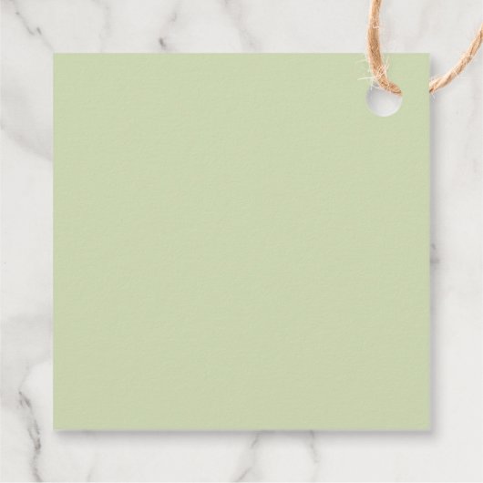 Beifall für die Liebe Botanisches Brautparty Party Geschenkanhänger (Rückseite)