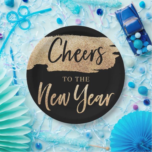 Beifall für die Teller des Neujahrspapiers (Party)