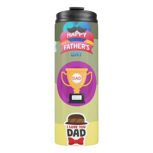 Beifall für die Vaterschaft Thermosbecher (Vorderseite)