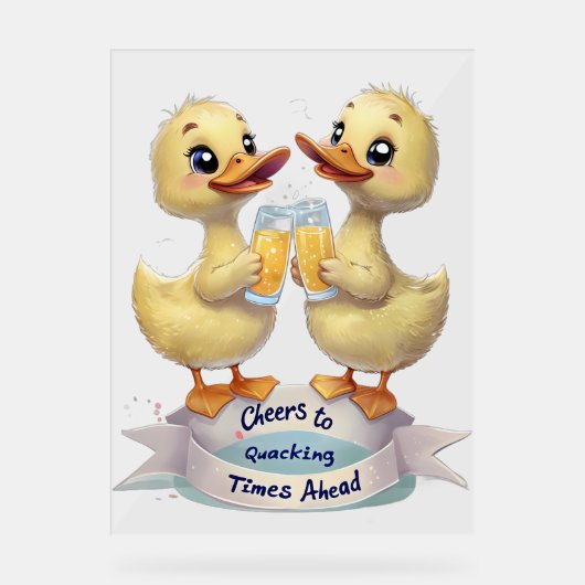 Beifall für die Zukunft Acrylschild (Vorderseite)