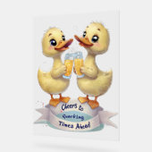 Beifall für die Zukunft Acrylschild (Winkel)