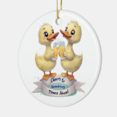 Beifall für die Zukunft Keramik Ornament (Links)