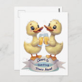 Beifall für die Zukunft Postkarte (Vorne/Hinten)