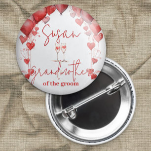 Beifall für Liebe Brautparty Großmutter von Groom Button