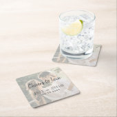 Beifall für Liebe Hochzeit Untersetzer (Vor Ort)