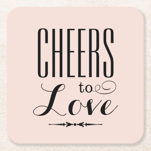 Beifall für Liebe Rosa und Schwarze Hochzeit Rechteckiger Pappuntersetzer (Vorderseite)