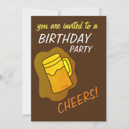 Beifall für Party Einladung