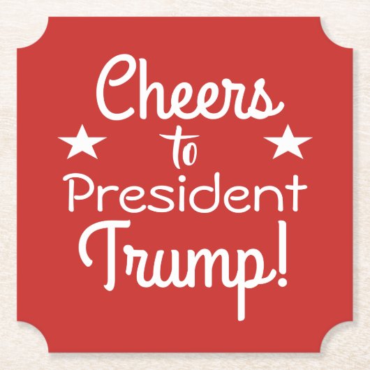 Beifall für Präsident Trump! Untersetzer (Vorderseite)