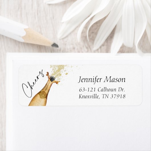 Beifall Geburtstag Einladung Rücksendeadresse (Insitu)