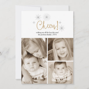 Beifall-glückliches neues feiertagskarte