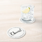 BEIFALL! Kundengerechtes Party Runder Pappuntersetzer (Vor Ort)