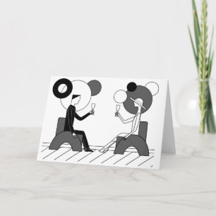 "Beifall!" Kunst-Deko Karte