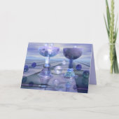 Beifall mit Blasen Feiertagskarte (Vorderseite)