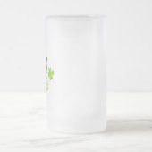 Beifall mit Kleeblatt - St. Patrick Day Mattglas Bierglas (Mittel)