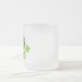Beifall mit Kleeblatt - St. Patrick Day Mattglastasse (Mittel)