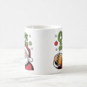 Beifall mit niedlichem Weihnachtsdesign Kaffeetasse (Mittel)