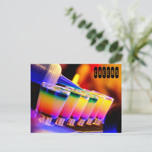 Beifall Postkarte (Stehend Vorderseite)