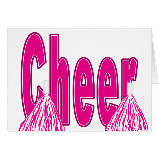 Beifall-rosa Karte (Vorderseite (Horizontal))