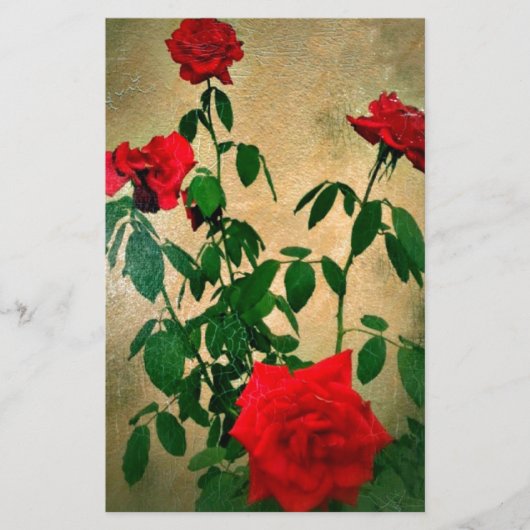 Beifall, Rose der Liebe_ Briefpapier (Vorderseite)