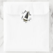 Beifall Runder Aufkleber (Tasche)
