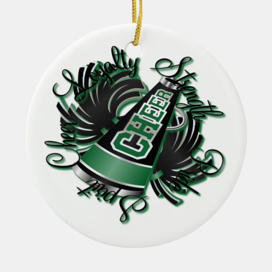 Beifall-schwarze und grüne keramikornament (Vorne)