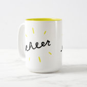 BEIFALL-Tasse Zweifarbige Tasse (Vorderseite Links)