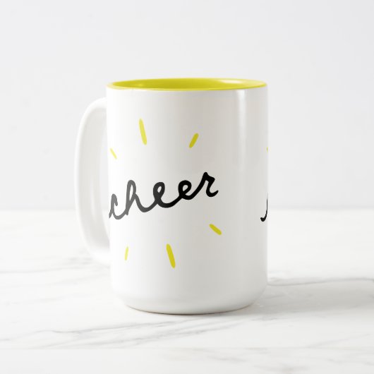 BEIFALL-Tasse Zweifarbige Tasse (Vorderseite Links)