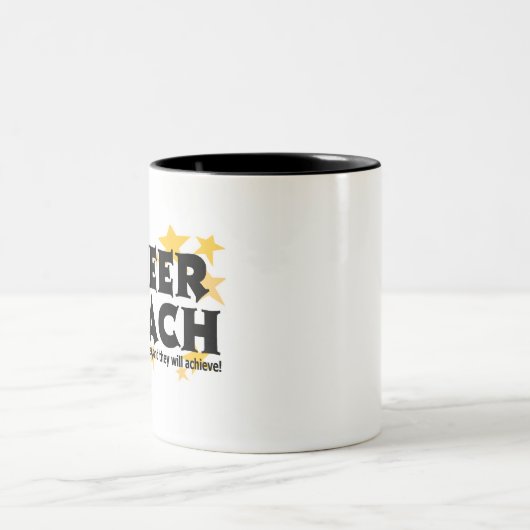Beifall-Trainer-Kaffee-Tasse Zweifarbige Tasse (Mittel)