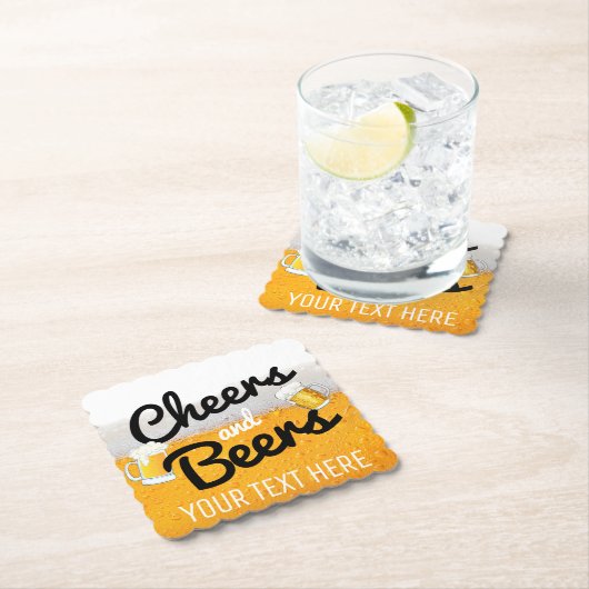 Beifall und Bees|Frosty eisiges kaltes Bier Untersetzer (Vor Ort)