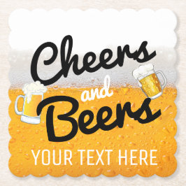 Beifall und Bees|Frosty eisiges kaltes Bier Untersetzer