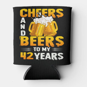 Beifall und Bier für mein 42-jähriges 42. Geburtst Dosenkühler