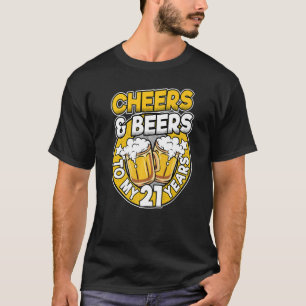 Beifall und Bier für meine 21 Jahre Bierleute 21.  T-Shirt