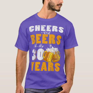 Beifall und Bier für meinen 30-jährigen 30. Geburt T-Shirt