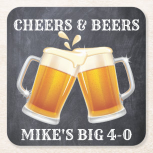 Beifall-und Bier-Getränk-Untersetzer Rechteckiger Pappuntersetzer