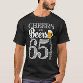 Beifall und Biere zu 65 Jahren T-Shirt (Vorderseite)