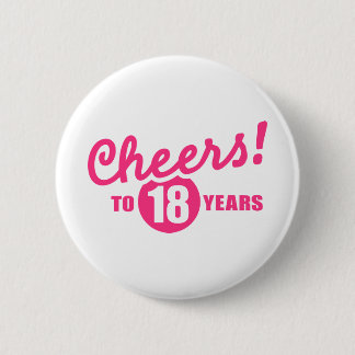 Beifall zu 18 Jahren Geburtstag Button