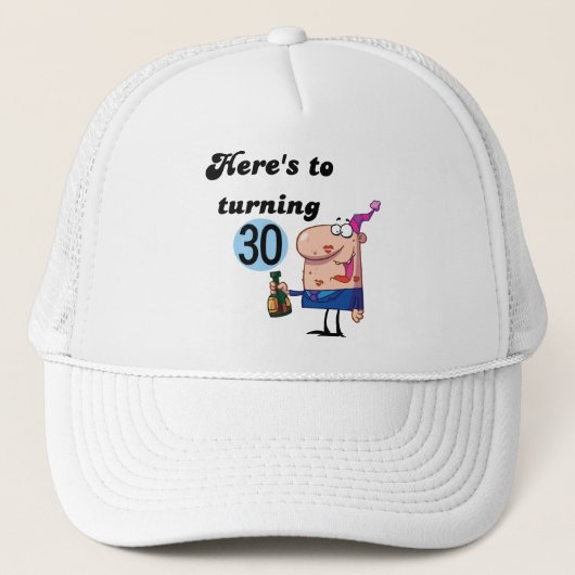 Beifall zu 30 Geburtstagsgeschenke Truckerkappe (Vorderseite)