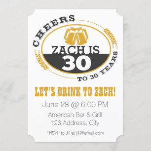 Beifall zu 30 Jahren Einladung